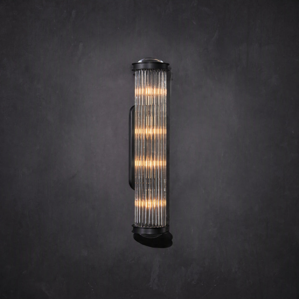 61 cm Glass Rod Cylinder Wall Sconce - Amadeo