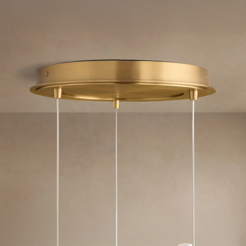 51 cm Textured Glass Globe Pendant Chandelier - Casen