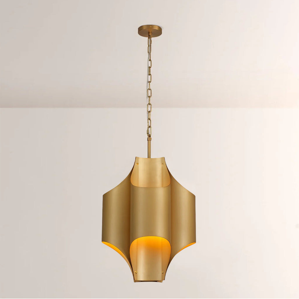 38 cm Mid-Century Modern Pendant Light - Cathedral