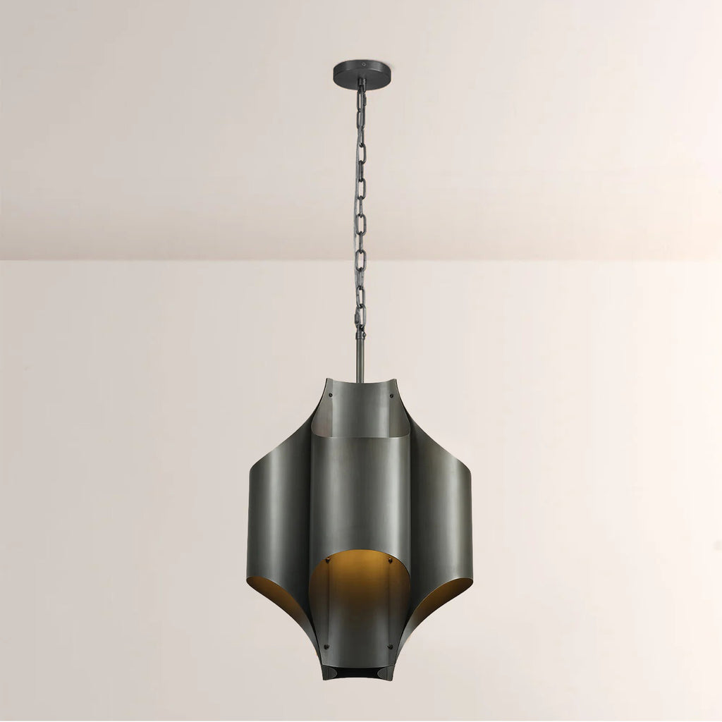 38 cm Mid-Century Modern Pendant Light - Cathedral