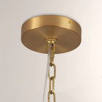 24 Inch Mid-Century Modern Chandelier - Cathedral