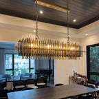 137 cm Rods Tiered Chandelier - Emile
