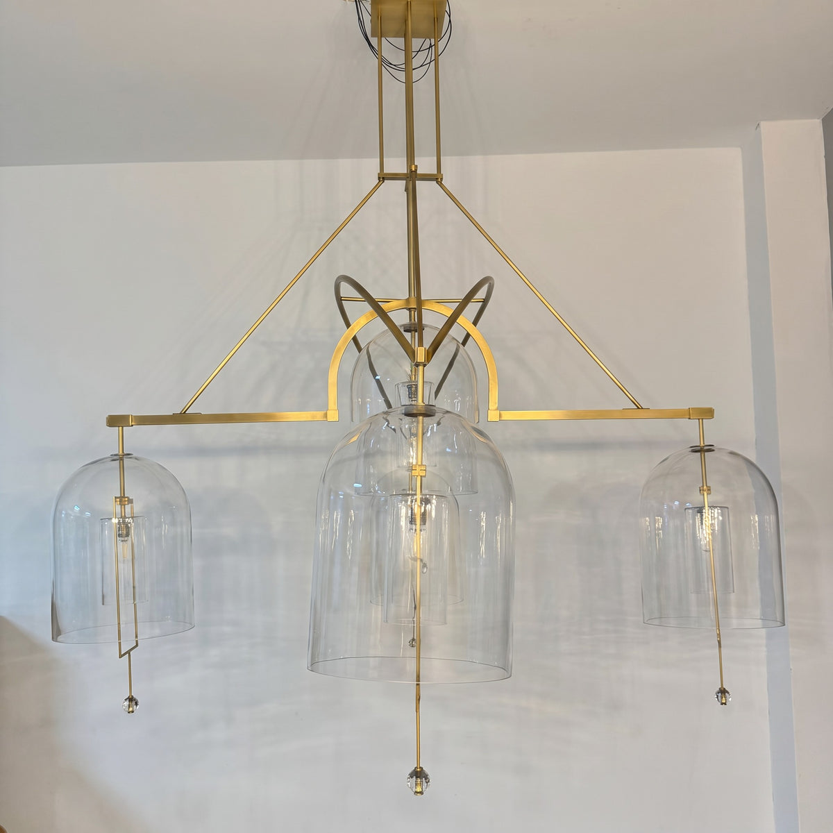 122 cm Bell Glass Chandelier - Fulcrum