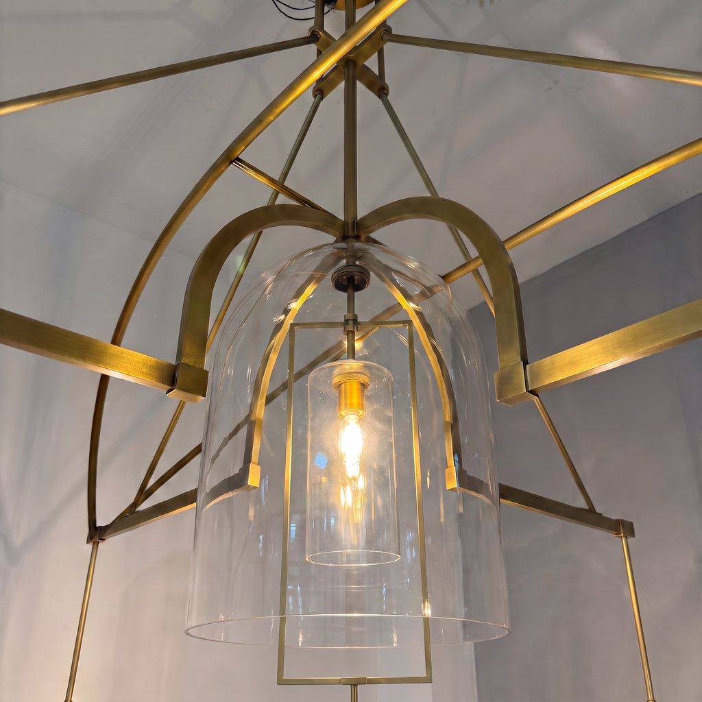122 cm Bell Glass Chandelier - Fulcrum