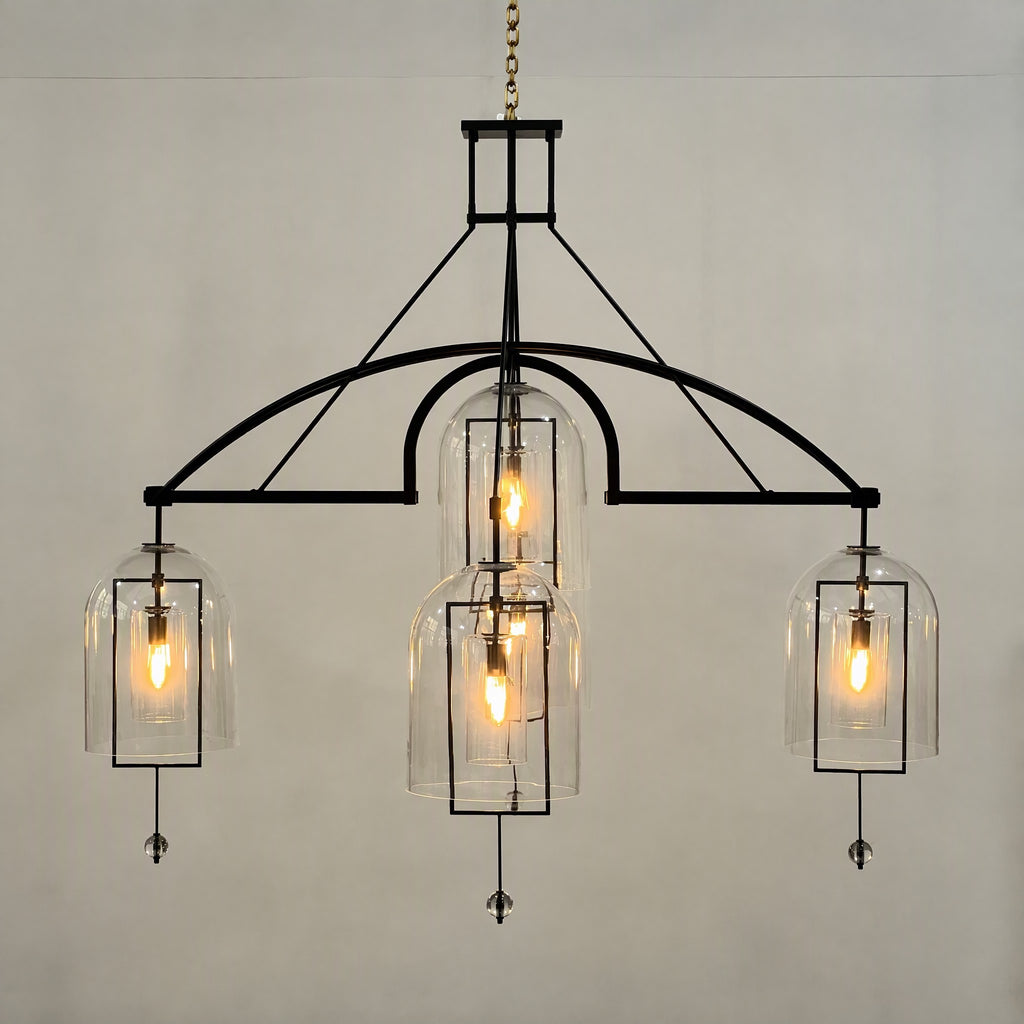 122 cm Bell Glass Chandelier - Fulcrum