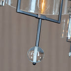 73 Inch Bell Glass Chandelier - Fulcrum