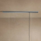 124 cm White Glass Rectangular Chandelier - Jeunet
