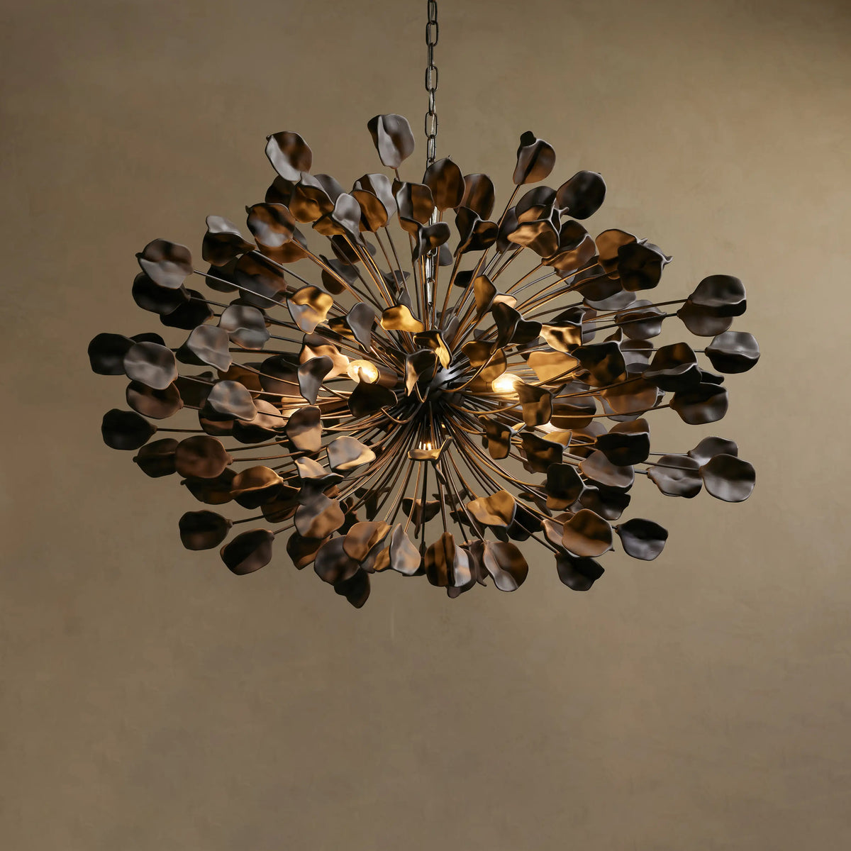 42 Inch Ceramic Starburst Chandelier - Lunaria