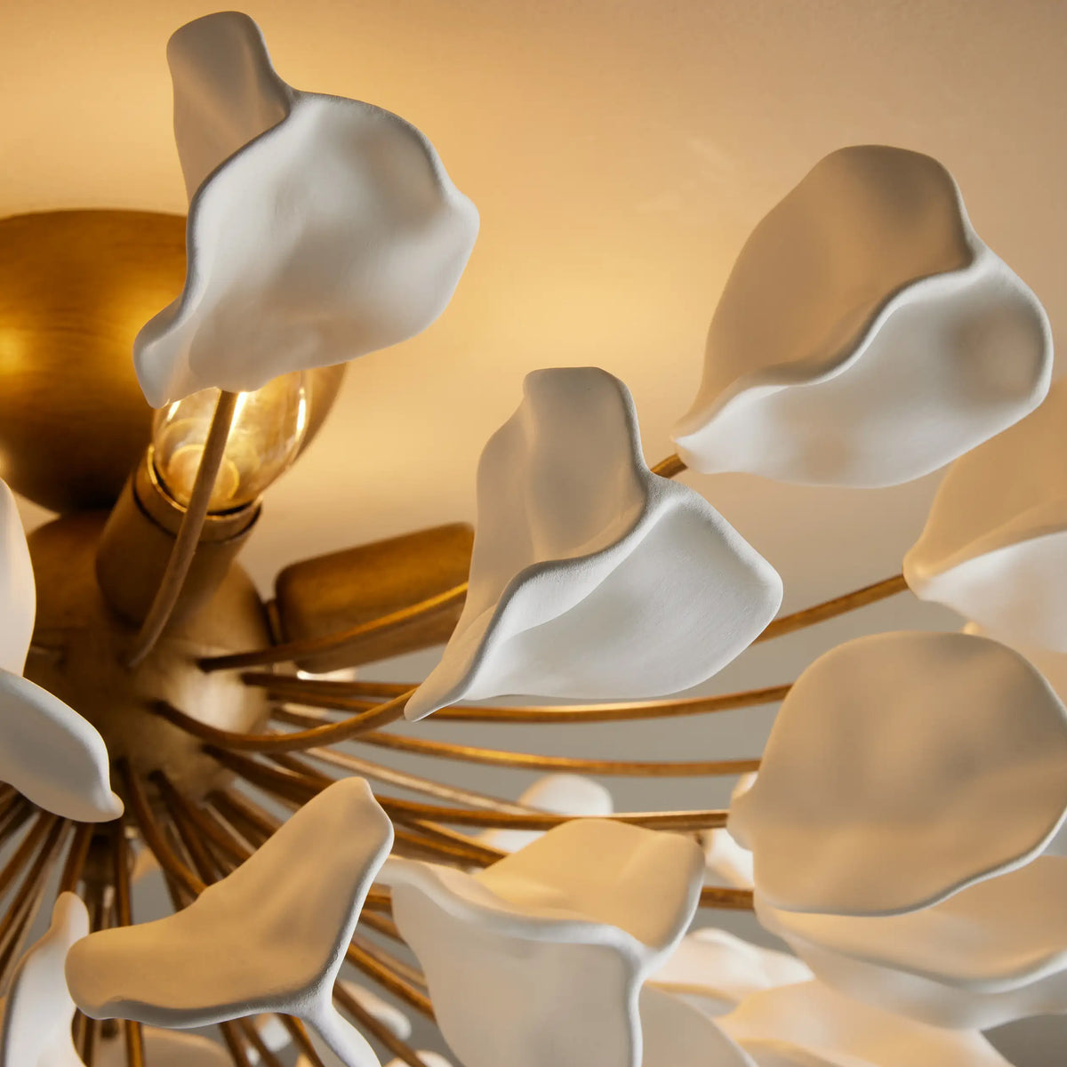 Plafonnier encastré en céramique de 61 cm - Lunaria