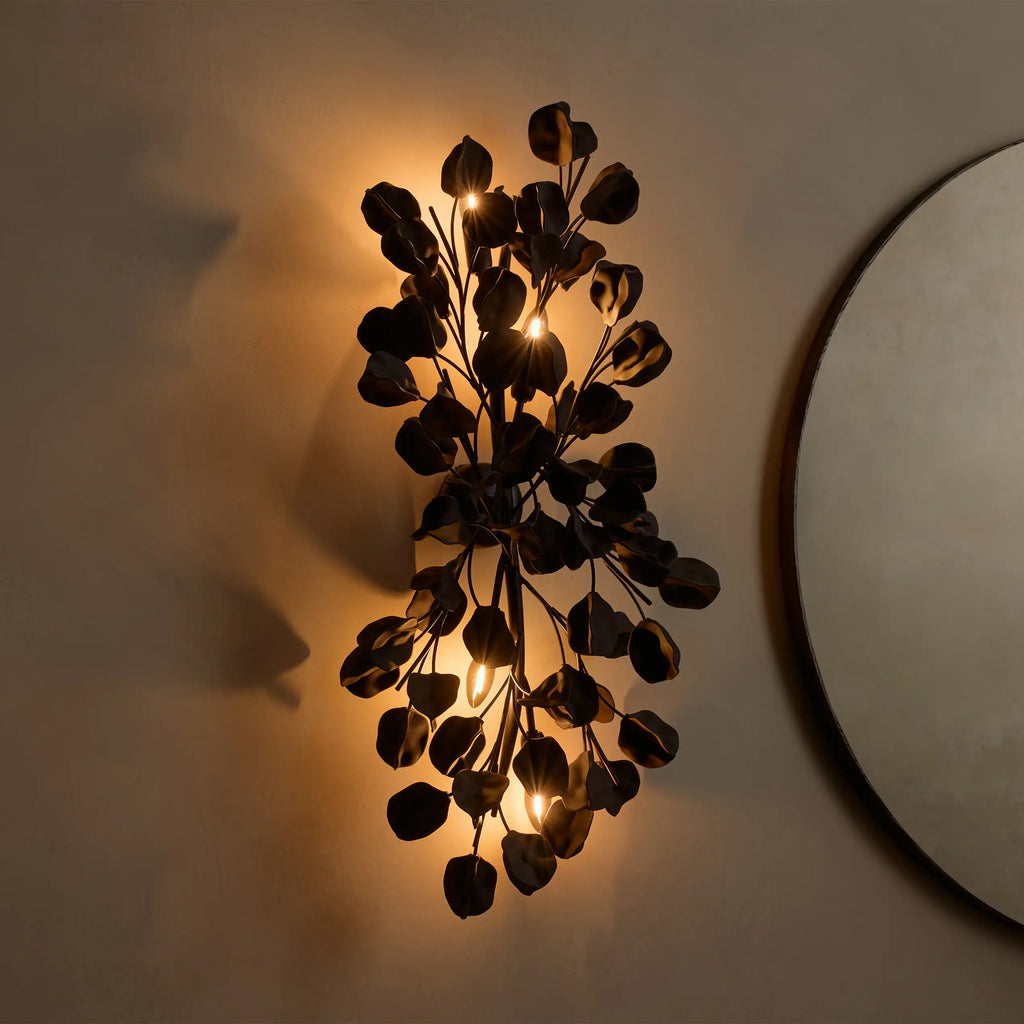 107 cm Ceramic Branch Sconce - Lunaria