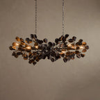 137 cm linearer Keramik-Kronleuchter – Lunaria