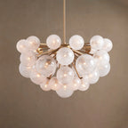 89 cm Seeded Glass Globe Chandelier - Mandoza