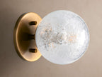 5 Inch Seeded Glass Globe Wall Sconce - Mandoza