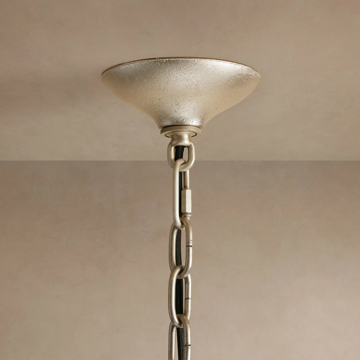 25 cm Seeded Glass Rod Pendant Light - Neve