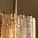 25 cm Seeded Glass Rod Pendant Light - Neve