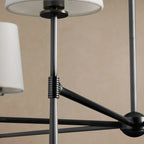 107 cm Fabric Shade Chandelier - Rhodes