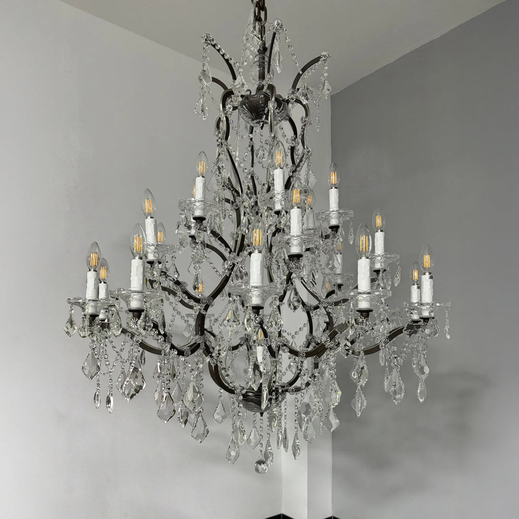 102 cm Victorian Crystal Chandelier - Rococo