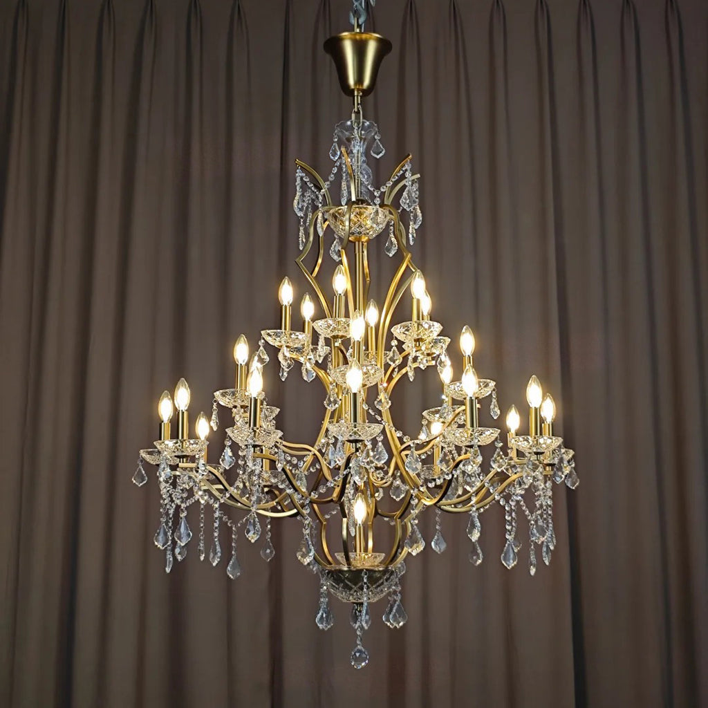 102 cm Victorian Crystal Chandelier - Rococo
