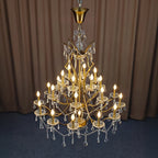 102 cm Victorian Crystal Chandelier - Rococo