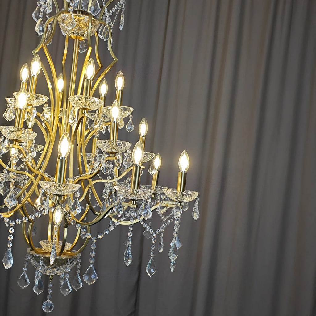 102 cm Victorian Crystal Chandelier - Rococo