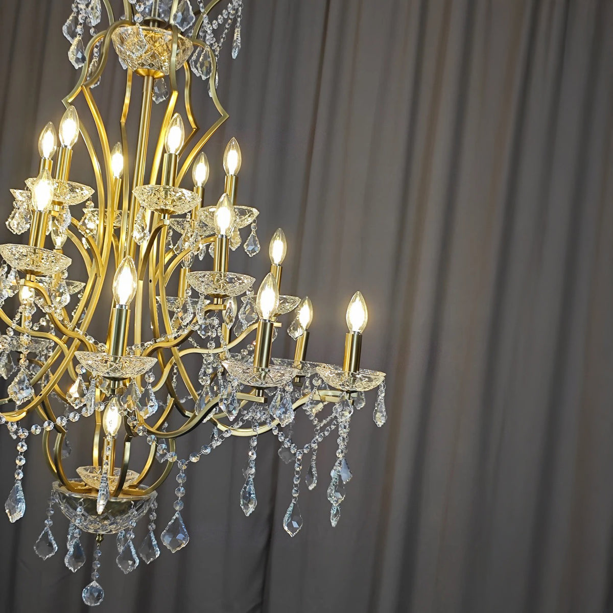 102 cm Victorian Crystal Chandelier - Rococo