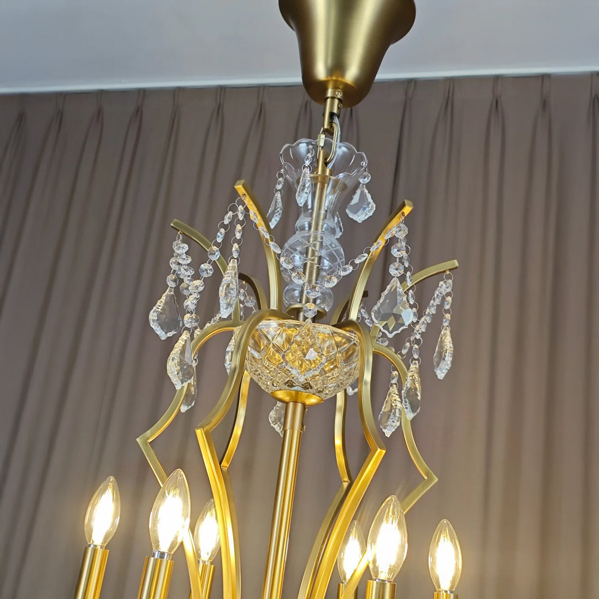 102 cm Victorian Crystal Chandelier - Rococo
