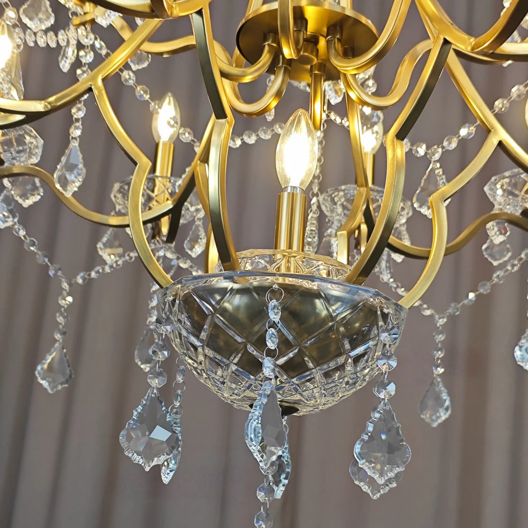 102 cm Victorian Crystal Chandelier - Rococo