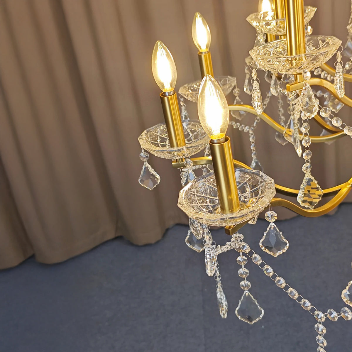 102 cm Victorian Crystal Chandelier - Rococo