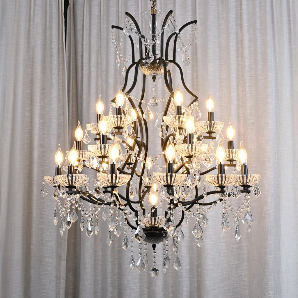 102 cm Victorian Crystal Chandelier - Rococo
