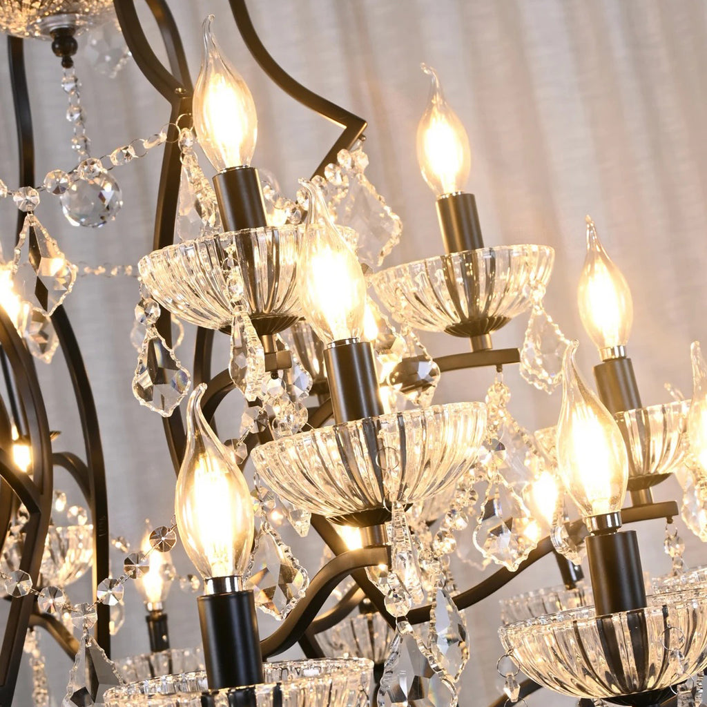 102 cm Victorian Crystal Chandelier - Rococo