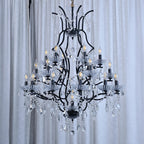 102 cm Victorian Crystal Chandelier - Rococo