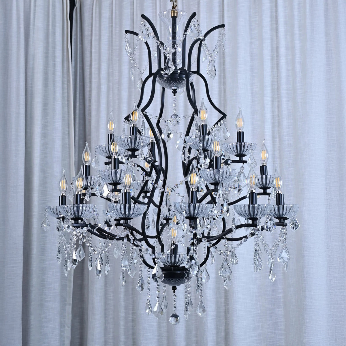 102 cm Victorian Crystal Chandelier - Rococo