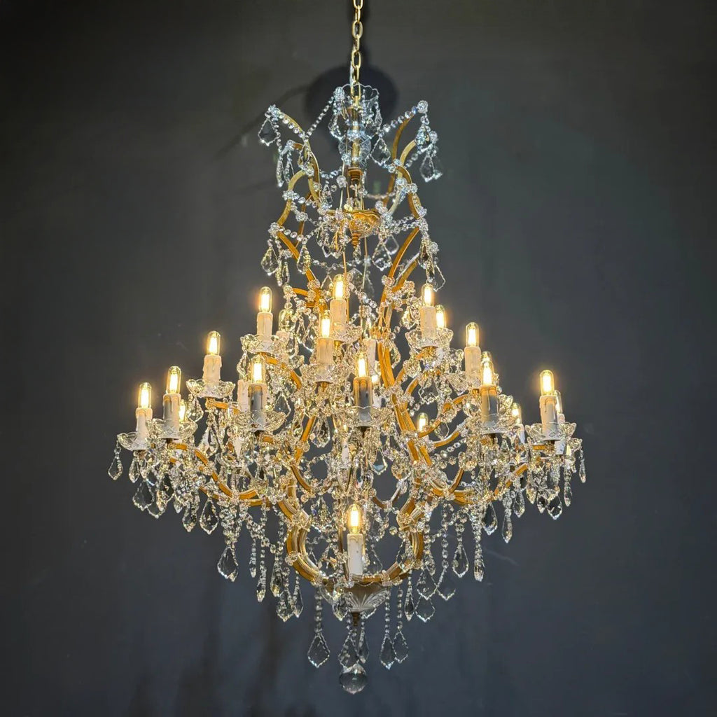 102 cm Victorian Crystal Chandelier - Rococo