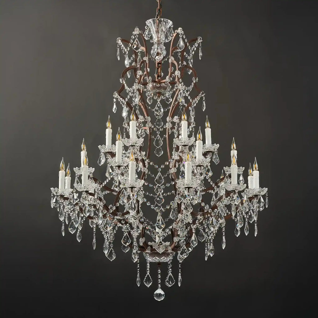 102 cm Victorian Crystal Chandelier - Rococo