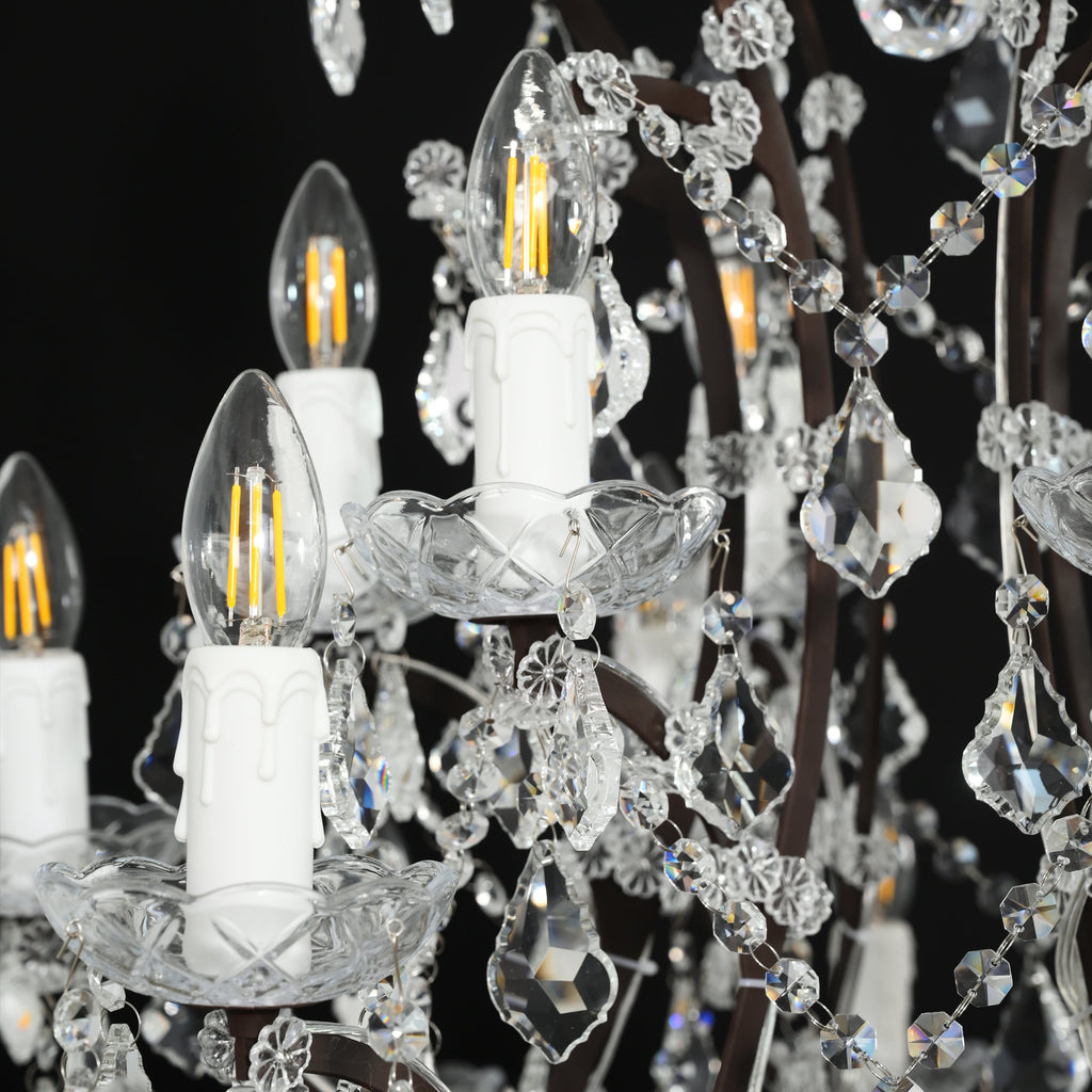 102 cm Victorian Crystal Chandelier - Rococo