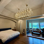 132 cm Victorian Crystal Rectangular Chandelier - Rococo