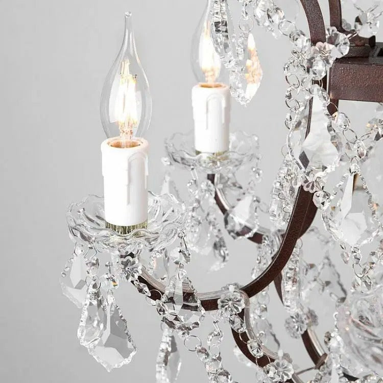 160 cm Victorian Crystal Rectangular Chandelier - Rococo