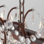 160 cm Victorian Crystal Rectangular Chandelier - Rococo