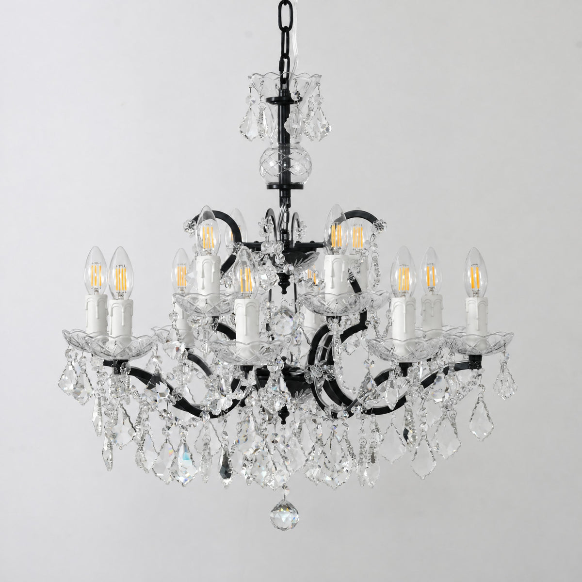 71 cm Victorian Crystal Chandelier - Rococo