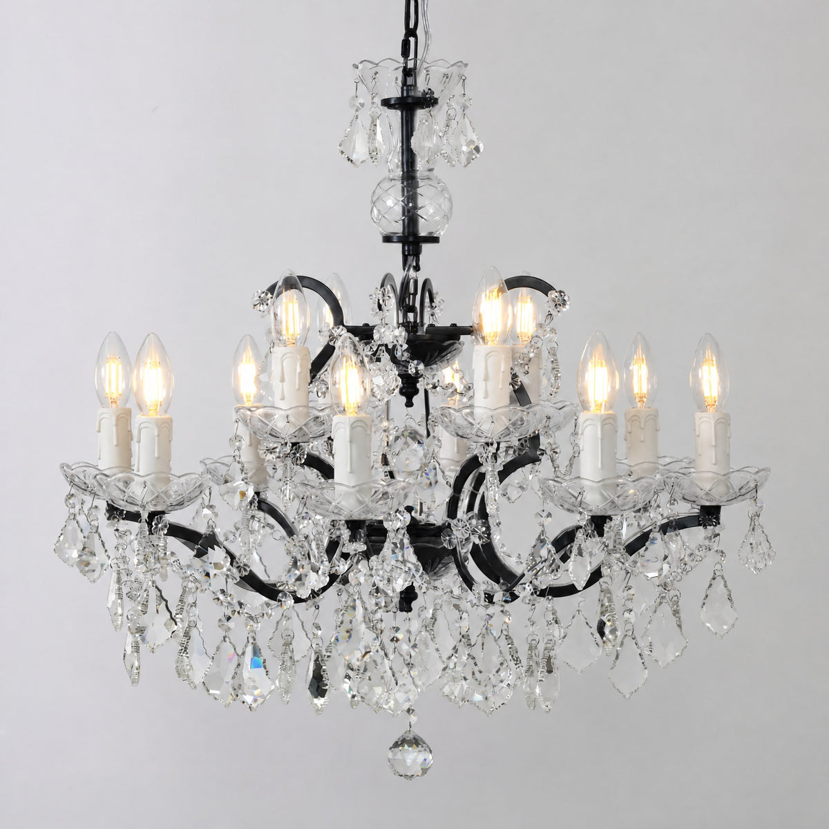 71 cm Victorian Crystal Chandelier - Rococo