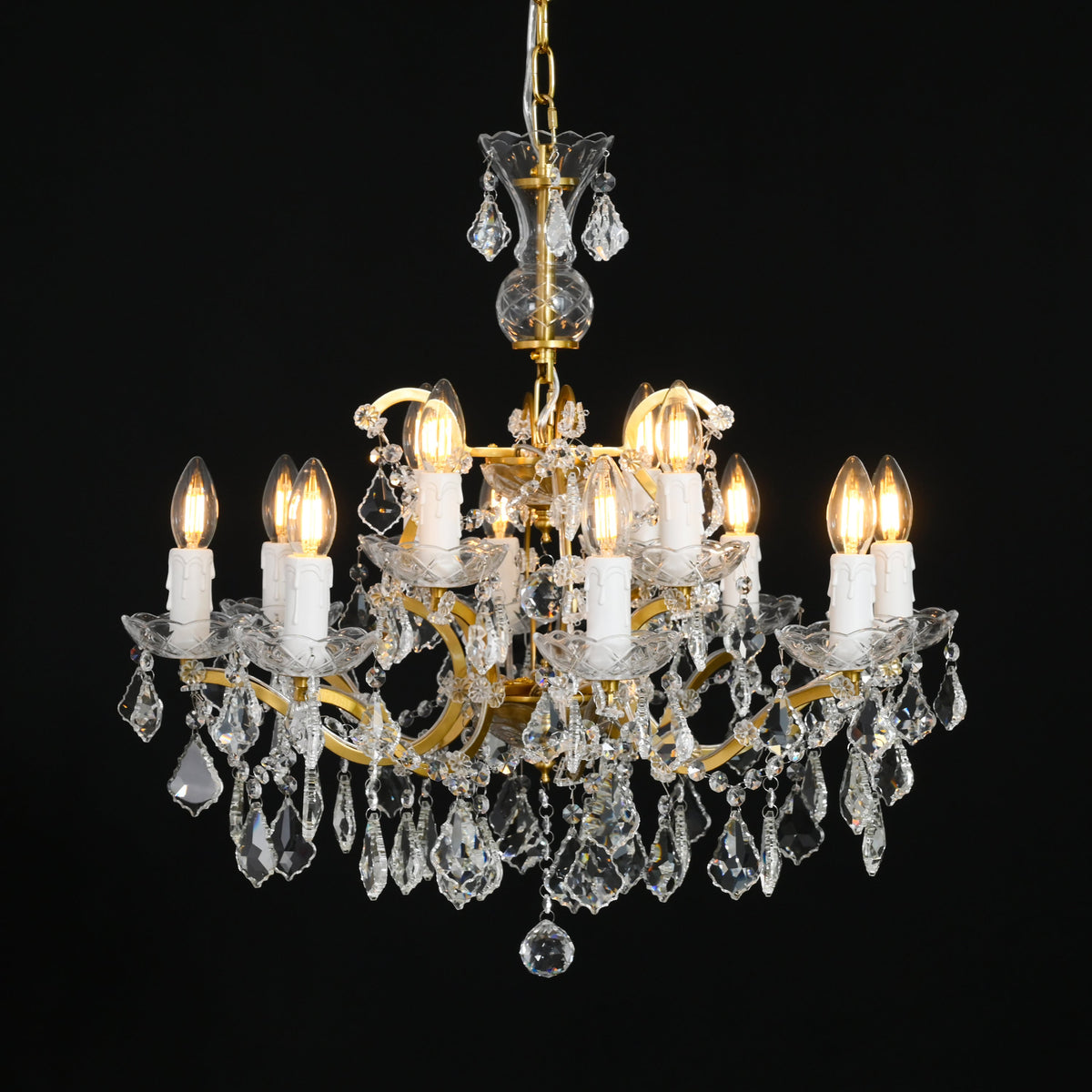 71 cm Victorian Crystal Chandelier - Rococo