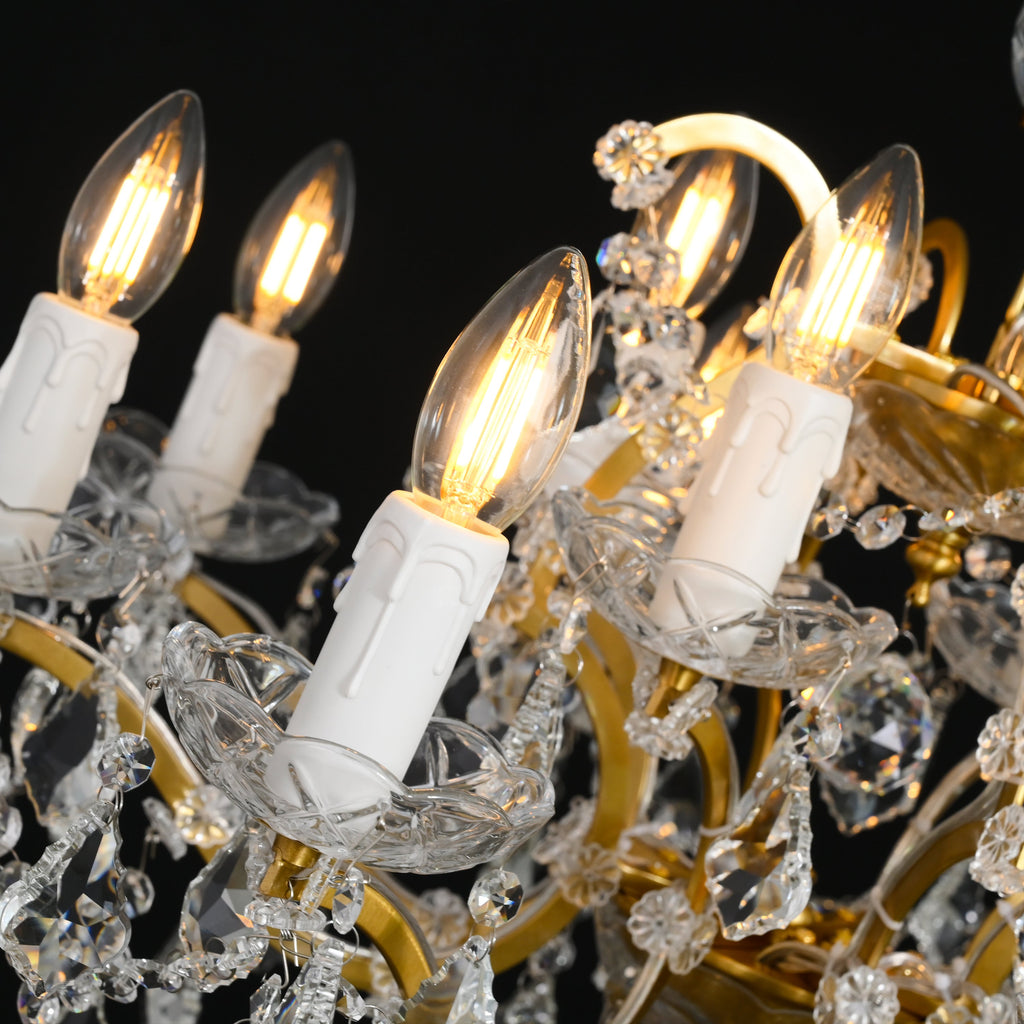 71 cm Victorian Crystal Chandelier - Rococo