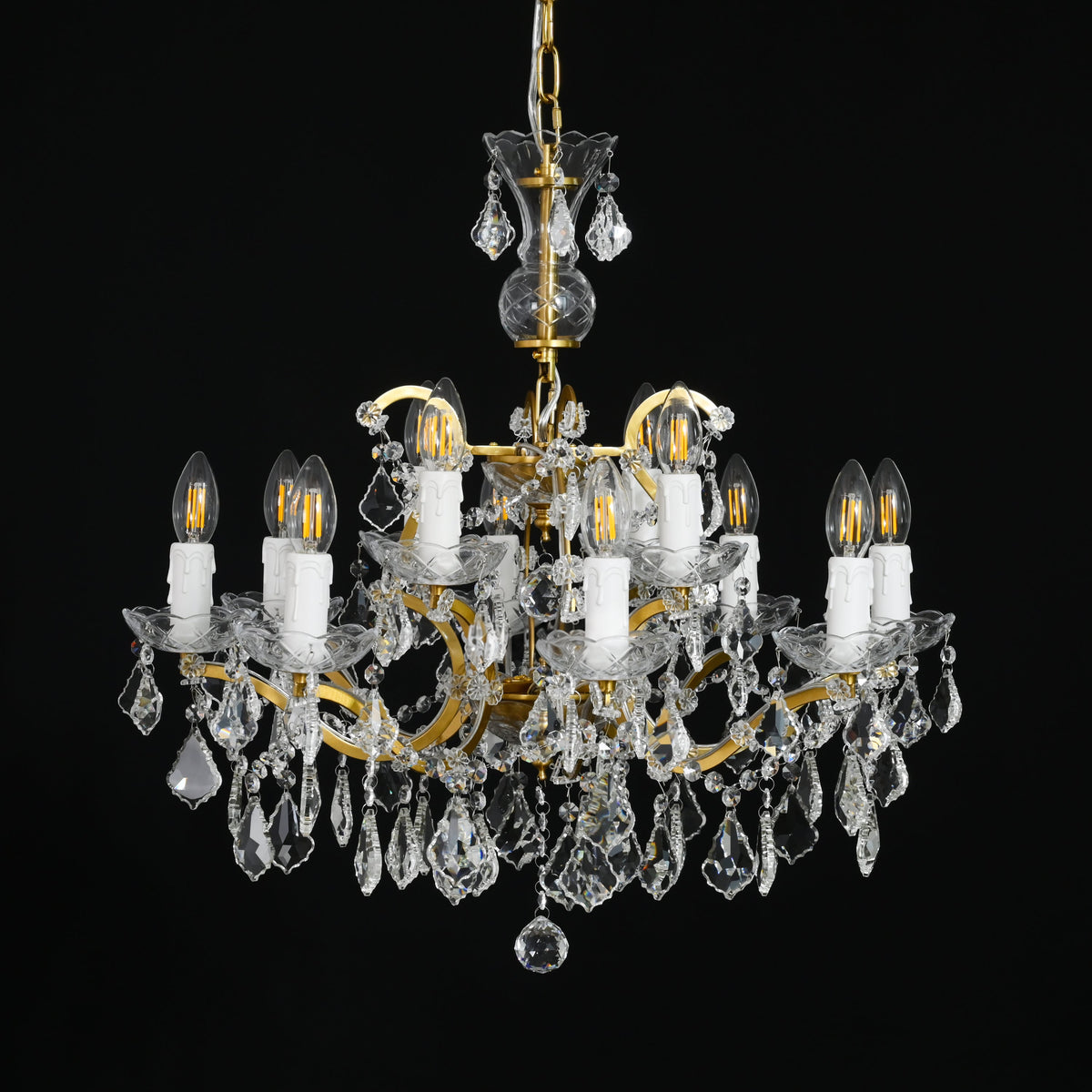 71 cm Victorian Crystal Chandelier - Rococo