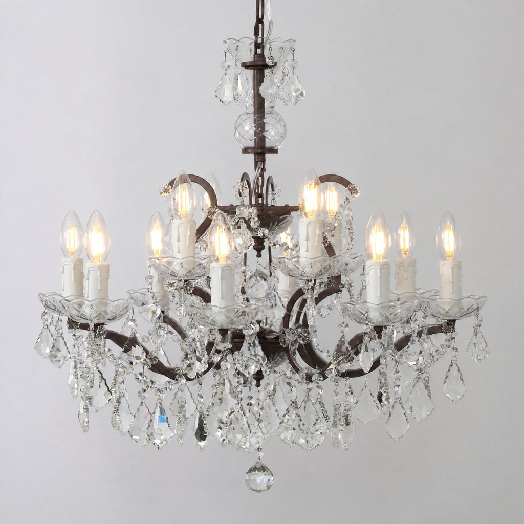 71 cm Victorian Crystal Chandelier - Rococo