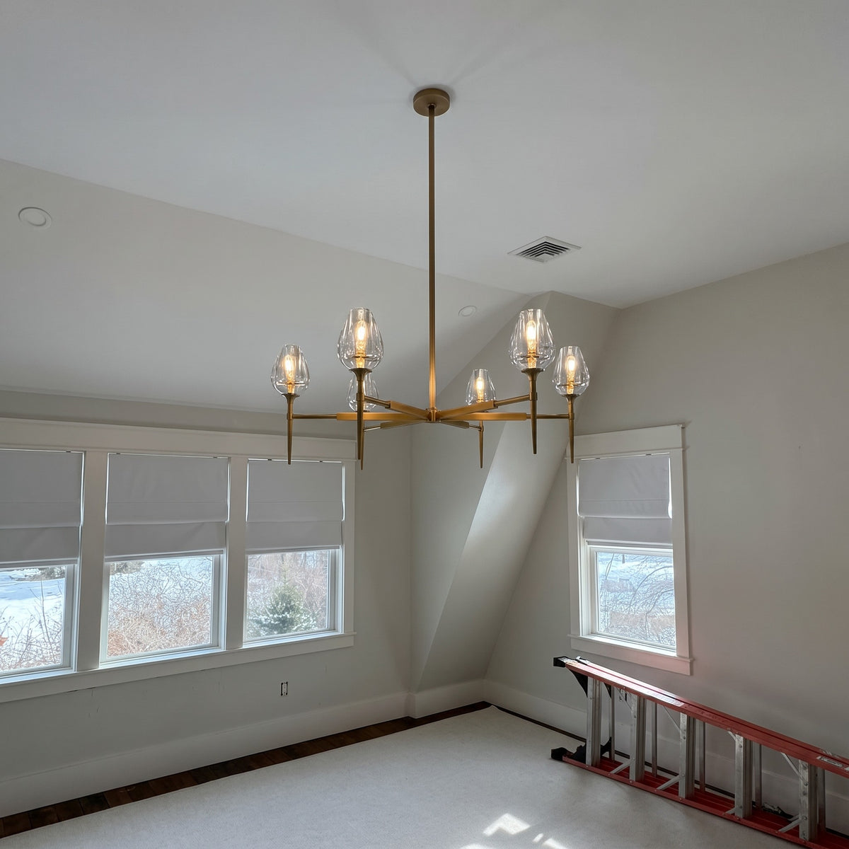107 cm Crystal Shade Chandelier - Tulip