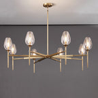 137 cm Crystal Shade Chandelier - Tulip