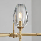 137 cm Crystal Shade Chandelier - Tulip