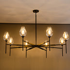 137 cm Crystal Shade Chandelier - Tulip